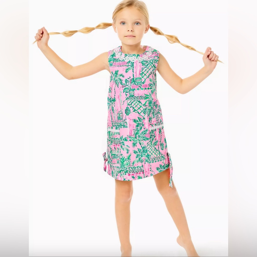 Lilly Pulitzer Classic Shift Dress Mandevilla Baby Always Worth It - Sz 10